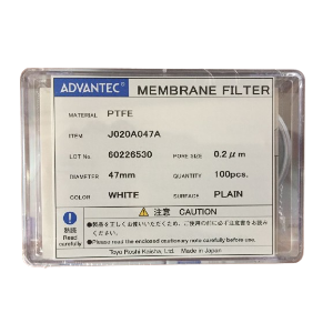 Picture of Membrane Filter Hydrophobic PTFE SUPPORTED NON-STERILE 0.20 47mm WP 100/PK J020A047A