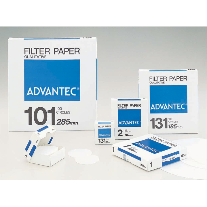 No.2 85mm x 85mm  Qualitative Filter Paper Box 100