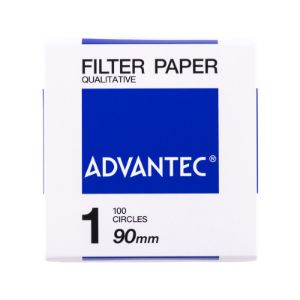 Picture of No.1 90mm dia.   Qualitative Filter Paper Box X100