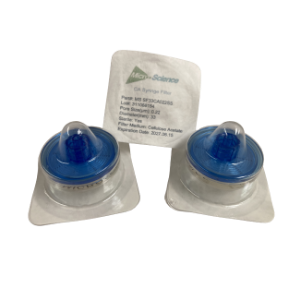 Picture of 33mm CA Syringe Filter 0.22um, Sterile, Acrylic housing, Box 50, MS SF33CA022SS