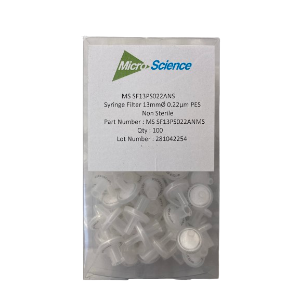 Picture of 13mm PES Syringe Filter 0.22um Non sterile,box 100, MS SF13PS022NS