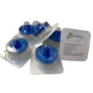 Picture of 33mm CA Syringe Filter 1.2um, Sterile, Acrylic housing, Box 50, MS SF33CA120SS