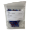 Picture of 9-425mm Blue Open Top Ribbed Screw Cap with 9mm Septa Polyimide/Red Silicone 1mm Thick. 100pcs/pk MSVC9-SFRB