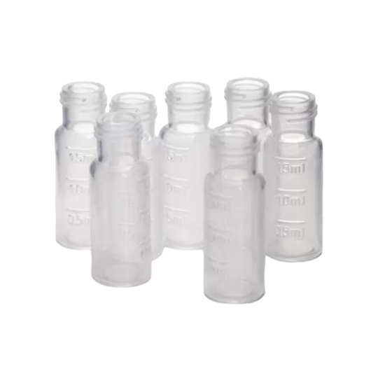 Picture of 2ml 9-425 Wide Opening PP Screw Vial with Graduations Transparent 100/pk, MSVP923