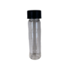 Picture of 2 Dram, 17x60mm Vial, 15-425mm Thread, Black Polypropylene Open Hole Cap, PTFE/Silicone Lined 88030-1760