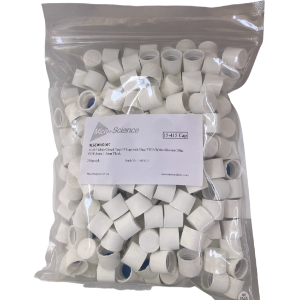 Picture of 15-415mm White Closed Top PP Cap with Blue PTFE/White Silicone/Blue PTFE Septa 1.5mmThick, bx250, MSC0002007