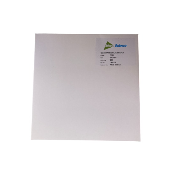 Picture of Qualitative Filter Paper MS1 240mm,Box100, MS 1 240mm