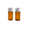 Picture of Precleaned & Certified - 20mL Amber Vial,  24-414mm Open Top White Polypropylene Closure,  .100" PTFE/Sil Lined 9A-107-3