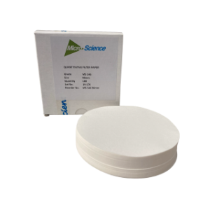 Picture of Quantitative Filter Paper 5AS 90mm,Ashless, slow flow, Box100, MS 5AS 90mm