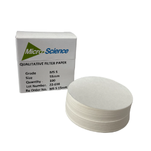 Picture of Qualitative Filter Paper MS5 55mm, Box100, MS 5 55mm