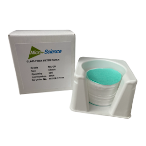 Picture of Glass Fiber Filter MSGB Grade 47mm, 1.0um, no binder, Box 50, MS GB 47mm