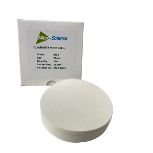 Picture of Qualitative Filter Paper MS2 90mm Box100 MS 2 90mm