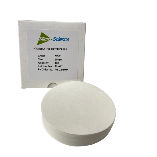 Picture of Qualitative Filter Paper MS2 90mm Box100 MS 2 90mm