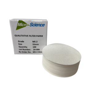 Picture of Qualitative Filter Paper MS2 55mm Box100, MS 2 55mm