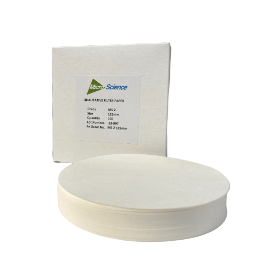 Picture of Qualitative Filter Paper MS2 125mm, Box100, MS 2 125mm