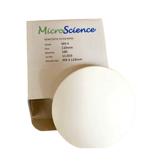 Picture of Qualitative Filter Paper MS4 110mm Box100, MS 4 110mm