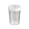 Picture of 500ml Non Sterile PC container with white Screw Lid, S12590UU