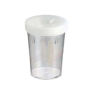 Picture of 500ml Non Sterile PC container with white Screw Lid, S12590UU