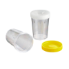 Picture of 500ml Non Sterile PC container with white Screw Lid, S12590UU