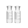 Picture of 2.0mL Big Mouth Clear Vial, 12x32mm, with White Graduated Spot, 11mm Crimp/Snap Ring™ 32011SE-1232