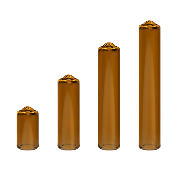 1.5mL Amber Glass Conical Vials, 9x44mm 4150-944A