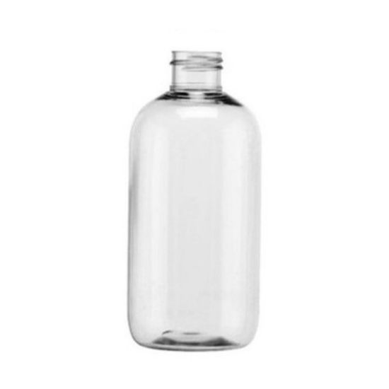 Picture of 8 oz, 250mL Clear Boston Round Bottle, 60x136mm, 24-400mm Thread D0155-8