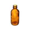 Picture of 2 oz, 60mL Amber Boston Round Bottle, 39x94mm, 20-400mm Thread D0167-2