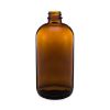 Picture of 16 oz, 500mL Amber Boston Round Bottle,75x168mm,  28-400mm Thread D0167-16