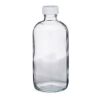 Picture of 8 oz, 250mL Clear Boston Round, 60x136mm, 24-400mm Thread, Polypropylene Closure, F217 Lined D0156-8