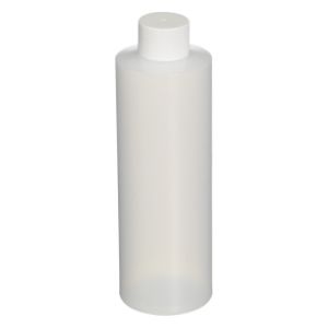 Picture of 8 oz, 250mL Narrow Mouth Jar, 61x129mm, 24-410mm Thread, White Closure, F217 Lined  9-211