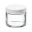 Picture of Precleaned - 32 oz, 1000mL Short Wide Mouth Jar,  95x170mm, 89-400mm Thread, White Closure, PTFE Lined 9-184-2