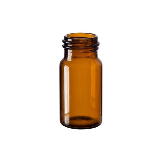 Picture of 20mL Amber EPA Vial, 28x56mm, 24-400mm Thread , pk 100, D0390-20