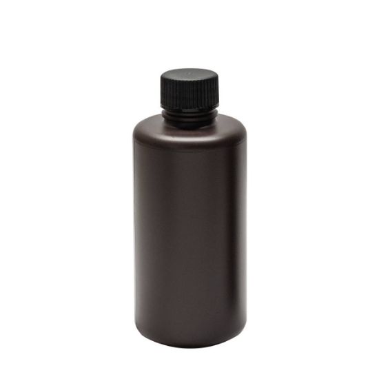 Picture of 250mL Amber Narrow Mouth Bottle, 60x143mm, 28mm Closure - Bulk Pack D0438B-8