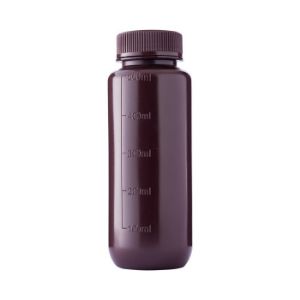 Picture of 500mL Amber Wide Mouth Bottle, 75x165mm, 55mm Closure - Bulk Pack D0434B-16