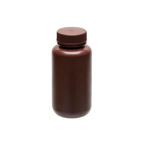 Picture of 125mL Amber Wide Mouth Bottle, 50x105mm, 38mm Closure D0434-4