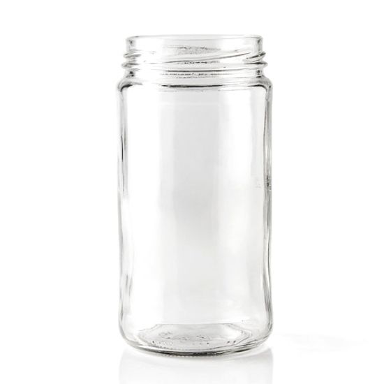 Picture of 16 oz, 500mL Tall Wide Mouth Jar, 76x145mm, 70-400mm Thread D0097-16