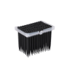 Picture of 1000 μl Robotic Filter Tiprs for Hamilton, Black,Conductive, Sterile, Blister Packed,  96/pk, 2304/cs 345212