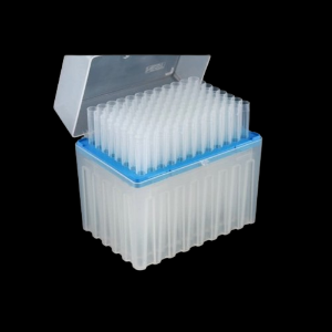 Picture of 1250 μl Universal Pipette Tips, Clear Racked, Sterile, 96/pk,  960/box 304016