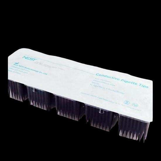 Picture of 300 μl Robotic Filter Tips for Hamilton, Conductive, with Barcode, Sterile, 5*96/pk, 5760/cs 345115