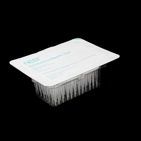 Picture of 300 μl Robotic Tips for Hamilton, Clear, Sterile, With barcode, 96/pk, 2304/cs 345603