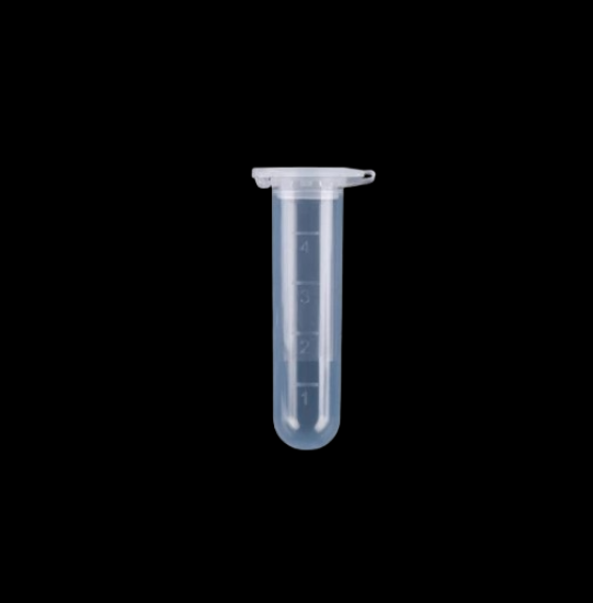 Picture of 5 mL Centrifuge Tubes, Clear, Round Bottom ,Snap Cap, Sterile, 20/pk 200/box 603111