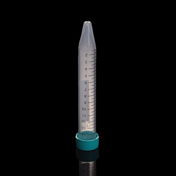 15 mL Centrifuge Tube, Tubes and Caps Packed Separately, Non-Sterile, 50/pk, 500/cs,  601151