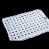 Picture of 0.2 mL 96 Well PCR Plate, Semi Skirt, Clear, A12 Notch, Compatible with ABI Machine, 5/bag, 25/pk 402601