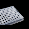 Picture of 0.1 mL 96 Well PCR Plate, Full Skirt, Clear, H1 Notch, 5/bag, 25/pk 402501