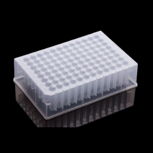 Picture of 1.0 mL 96-Well Deep Well Plate, U-Bottom, Round Well, Non-Sterile, 5/pk, 50/cs 502102