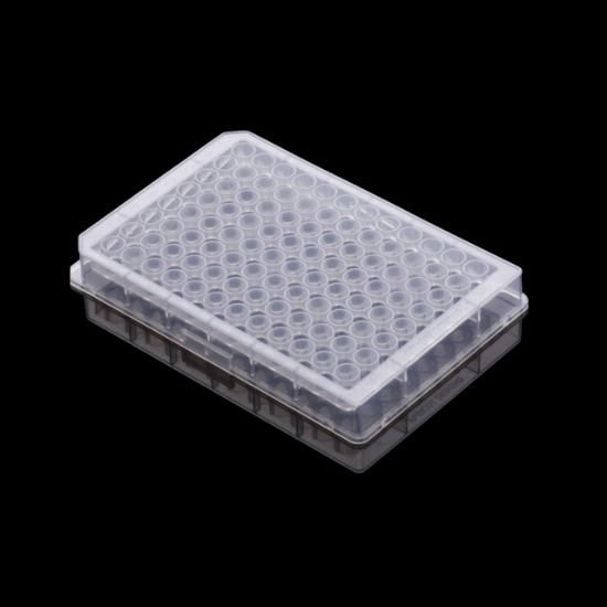 Picture of 0.36 mL 96-Well Deep Well Plate, V-Bottom,  Round Well, Non-Sterile, 10/pk, 50/cs 500101