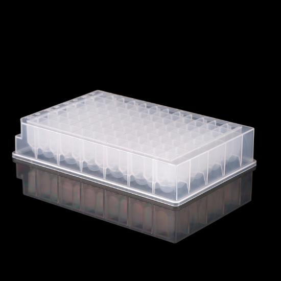 Picture of 1.0 mL 96-Well Deep Well Plate, U-Bottom, Square Well, Non-Sterile, 5/pk, 50/cs 501002