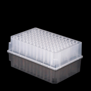 Picture of 1.3 mL 96-Well Deep Well Plate, U-Bottom, Round Well, Sterile, 5/pk, 50/cs, 507101