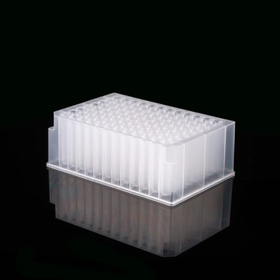 Picture of 2.0 mL 96-Well Deep Well Plate, U-Bottom, Round Well, Non-Sterile, 5/pk, 50/cs 503102