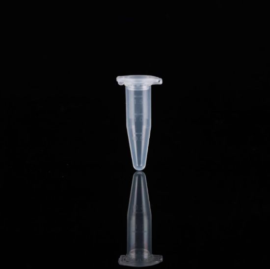 Picture of 1.5 mL Microcentrifuge Tube, Clear, Conical, Lock Cap, Non-Sterile, 500/pk 615001